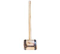 AKO Masse en bois 6 kg avec fer plat soudé
