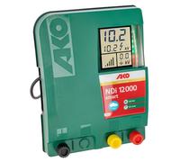 AKO NDI 12000 Smart PremiumLine Appareil de clôture de pâturage, Bloc d'alimentation 230 V, entrée Joule : 15,50 J, Tension Max. 11 200 V, pour clôtures jusqu'à Max. 70 km, fabriqué en Allemagne