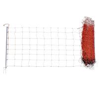 AKO OviNet Premium Filet électrique en osier à double pointe Orange/blanc 50 m x 108 cm