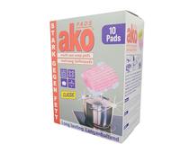AKO Pads Classic Lot de 10 tampons de nettoyage réutilisables puissants contre la graisse et les brûlures