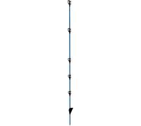 AKO Piquet en fibre de verre rond compact+, 10 pièces en bleu signalisation
