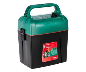 AKO Power Shock B 500 Plus - électrificateur à pile 9V 0,5 J / 9.000 V / 16 Km / 17-66 mA