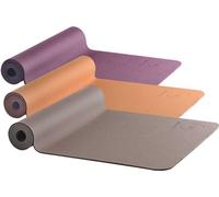 Ako Yoga - Tapis de yoga TPE YIN YANG - bleu/aubergine