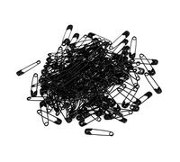 Akoak Lot de 1000 épingles à nourrice exquis 19 mm Noir Métal Ton Vêtements Accessoires Coupe Outil de fermeture Apprêt Petit Clip métallique Boutons Fastener Outil Accessoires