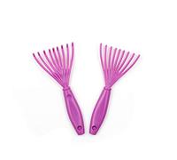 Akoak Lot de 2 peignes à cheveux en plastique bouclés