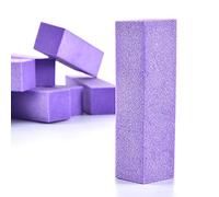 AKOAK Lot de 4 limes à ongles hautement élastiques pour ponçage poli, retouche et polissage - Violet