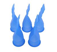 AKOAK Lot de 5 bouchons anti-refoulement de drainage, filtre à sens unique, filtre d'égout, siphon de sol réglable en silicone pour salle de bain, cuisine et autres tuyaux (bleu)