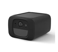 Akoemxeeo Coque de protection en silicone pour eufy Security SoloCam S220, résistante aux intempéries, souple et durable, en silicone étanche pour Eufy SoloCam S220, noir, 1 pièce