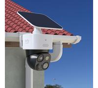 Akoemxeeo Support De Caméra Pour Eufy Security SoloCam S340/SoloCam E30/SoloCam E42, Support De Gouttière Réglable Résistant Aux Intempéries Pour Eufy Security 4G LTE Cam S330, Support Mural
