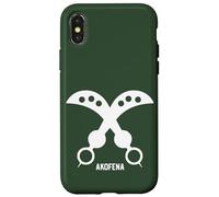 AKOFENA Autorité d'État légitime Gyaman Adinkra Coque pour iPhone X/XS