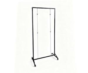 AKOGG Métal Présentoir sur Pied,Chevalet De Présentation avec roulettes,Support Pliable,Porte Affiche Multifonctionnel,pour Expositions d'art,Tableau Publicitaire(1pcs,60 * 160cm/23.6 * 63in)