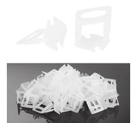 AKOLAFE Lot de 500 Croisillon Autonivelant 3 mm Croisillon Carrelage Autonivelant Carreaux Hauteur 3-15mm Cale Carrelage Croisillons Carrelage Plastique PVC Système De Nivellement des Carreaux
