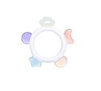 akolik Anneau Dentition Bebe, Jouet de Dentition Pour Bébé Easy-to-Grip Anneaux de Dentition, BPA-free Anneau Dentition Bebe Silicone, Jouet Dentition Bébé Pour Bébés de 3 Mois et Plus