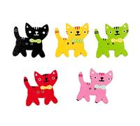 AkoMatial Lot de 50 boutons en bois avec 2 trous en bois pour travaux manuels, scrapbooking, décoration, couleurs assorties