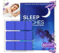 AKONE Lot de 60 pansements naturels pour sommeil profond avec lavande - Aide efficace pour un meilleur sommeil - Sans médicament - Aide efficace pour un meilleur sommeil