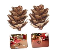 AKOOSY 1 Boîte Boîte de Petites Décorations Naturelles Pommes de Pin Légères pour Arbre de Noël Ornements Suspendus pour Embellissements Rustiques pour Intérieur Automnal et Thanksgiving