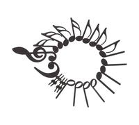 AKOOSY 1 Jeu d'Aimants Musicaux Double Face pour Tableau Blanc de Notes sur Portée Musicale, Support Pédagogique pour Enseignants, Solide et Compatible pour Salle de Classe