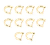 AKOOSY 10 Pièces Anneaux D Alliage de Zinc Détachables pour Accessoires de Sac à Main et Bagages Clips de Remplacement Légers et Faciles à Installer Couleur Brillante pour Projets DIY