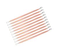 AKOOSY 10 pièces Câbles de Mise à Terre Cuivre Tressé pour Connexion Batterie Auto Conductivité Élevée et Durabilité de Mise pour Véhicules et Bateaux