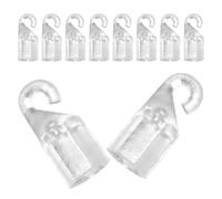 AKOOSY 10 Pièces Crochet de Remplacement pour Baguette D’Inclinaison de | Remplacement Facile sans Outil, Ajustement, Stabilité Améliorée, pour Cuisines et Chambres