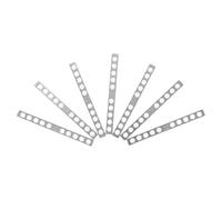 AKOOSY 10 Pièces Hole Humbucker Keeper Bar Metal Pickup Spacer Strip For Electric And Bass Guitar Adjustable Pickup Alignment And Height Adjustment