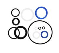 AKOOSY 10 pièces Kit Joints Étanchéité Huile Haute Pression Caoutchouc O-rings pour Hydraulique Réparation Transpalette Chariot Élévateur