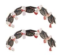 AKOOSY 10 Pièces Lot de Broches Métal Souvenir Remise Diplôme Épingle Décorative Tenue et Sac Badge Chapeau Baccalauréat Accessoire Polyvalent pour Étudiants Professeurs et Fête