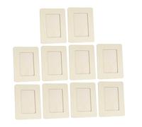 AKOOSY 10 Pièces Lot de Cadres Photo Naturel pour Projets Diy Cadre Vide pour Garçon Fille à Poser pour Activités Manuelles et Souvenirs D'anniversaire
