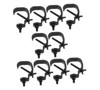 AKOOSY 10 pièces Lot de Crochets Aluminium pour Éclairage de Scène Pinces Robustes pour et Lampes Mobiles Installation Facile pour Éclairage de Bars et Événements