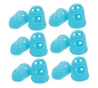 AKOOSY 10 pièces Lot de Protège-doigts Silicone Antidérapants pour Couture et Broderie Protection des Ongles et Doigts Accessoires Pratiques pour Apprentissage et Travaux Manuels