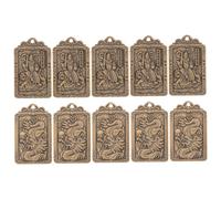 AKOOSY 10 Pièces Pendentifs chinois protection Feng Shui léger pour poches sacs et cadeau culture chinoise