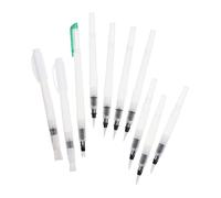 AKOOSY 10 pièces Set de Pinceaux Aquarelle Rechargeables avec Réserve Eau Pointes Souples et Durables pour Peinture Dessin Calligraphie et Graffiti Artistique