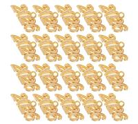 AKOOSY 100 Pièces Breloques Numéro Alliage Moyen Pendentifs Charmes pour Bijoux DIY Accessoires Résistants pour Colliers Bracelets Porte-clés Ornements Année Nouvelle et Graduation