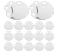 AKOOSY 100 Pièces D'Écailles D'Armure pour La Fabrication D'Armures Fantastiques Et Médiévales Matériaux pour Armures Médiévales Et Autres Armures Plaques Métalliques