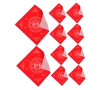 AKOOSY 100 Pièces Fu Character Wall Stickers Xuan Paper Handwritten Chinese Spring Couplets With Flecks For Year Decor And Lucky Fish Blessings