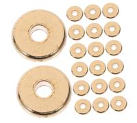 AKOOSY 100 Pièces Perles Entretoises Laiton Rondes Plates pour Bracelet DIY Bijoux Séparateurs Décoratifs