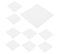 AKOOSY 12 pièces Autocollants Voiture Réutilisables Film Statique Épais pour Pare-brise Stickers Clairs pour Contrôle Technique Annuel et Permis de Stationnement