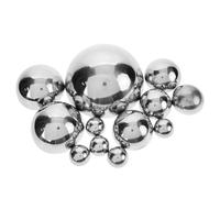 AKOOSY 12 pièces Boules Réfléchissantes Acier Inoxydable Demi-sphères Polies pour Décoration Extérieure de Jardin Miroirs Semi-sphériques Robustes et Durables Ornements Réfléchissants