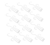 AKOOSY 12 pièces Crochets à Pantoufles Plastique Allongés Supports Suspendus Robustesse Extérieure Séchoir Organisateur pour Balcon Salle de Bain et Placard Étagère Rangement Mural pour