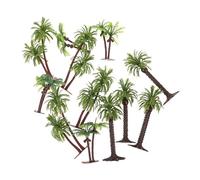 AKOOSY 12 Pièces Micro Paysage Modèle Palmier Artificiel Miniature Décor Tropical Réaliste pour Jardin de Fées Diorama Maquette de Forêt Pluviale