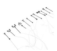 AKOOSY 12 pièces Miniature Street Lamps for Model Landscape Micro Garden Decor PE Material Random Styles