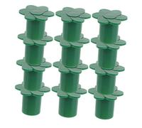 AKOOSY 12 Pièces Protège Bambous Plastique Résistants Couvre Tiges de Jardin Capuchons de Sécurité pour Protection UV et Humidité Extérieur
