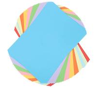 AKOOSY 120 feuilles Papier Cartonné Coloré pour Origami et Bricolage Garçon Fille Épaisseur Modérée Facile à Plier et Découper pour École et