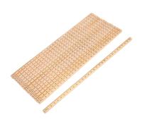 AKOOSY 15 Pièces Règles Carrées Échelle Simple Face Outil de Mesure pour École Bureau et Projets Créatifs