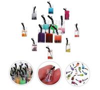 AKOOSY 18 Pcs Breloques Pendentifs Boisson Mignons pour Bijoux DIY Accessoires Plastique Durables pour Bracelets Colliers Boucles Oreilles et Porte-clés Coffret Fruit Thé Lait Foncé Thé