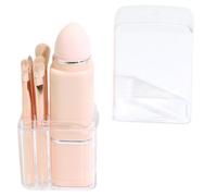 AKOOSY 1ensemble Set de Pinceaux de Maquillage Multifonctionnels Brosse Blush Double Embout Mini Pinceaux Rétractables pour Poudre et Fard à Paupières Kit Cosmétique Portable pour Fille