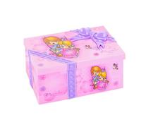 AKOOSY 1pièce Boîte à Bijoux Musicale pour Filles avec Ballerine Dansante Boîte de Rangement Portable Plastique Coffret Bijoux à Huit Tons Créatif Saint-Valentin Plusieurs Styles