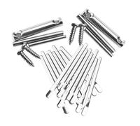 AKOOSY 2 ensembles DIY Mini Kalimba Clés Piano Pouce Portable Instrument de Musique Facile à Jouer pour Débutants et Résonnant Cadeau pour Garçon Fille et Adultes