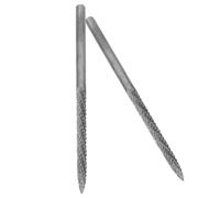 AKOOSY 2 Forets De Perçage Pour Pneus Outil De Réparation De Pneus Foret À Mèche Champignon Outil De Coupe En Carbure De Tungstène Alésoir Argenté