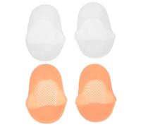 AKOOSY 2 Paires Chaussettes Hydratantes Sebs en Polyuréthane Blanc, Anti-crevasse et Souples, Soin et L'exfoliation des Pieds